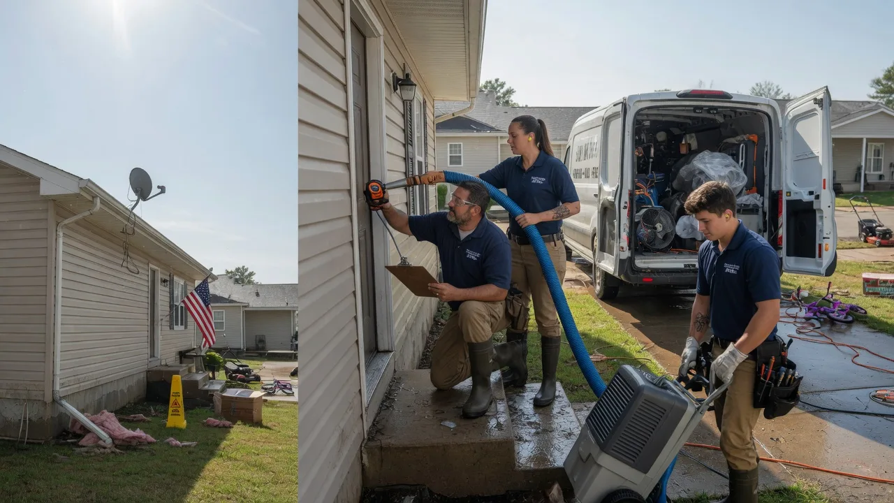 Ceiling Water Damage Restoration in Nicholson, PA near me